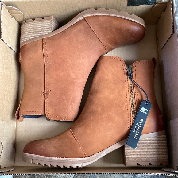 Sorel cate waterproof bootie bootle ice tea NWT 8 - Picture 2 of 8